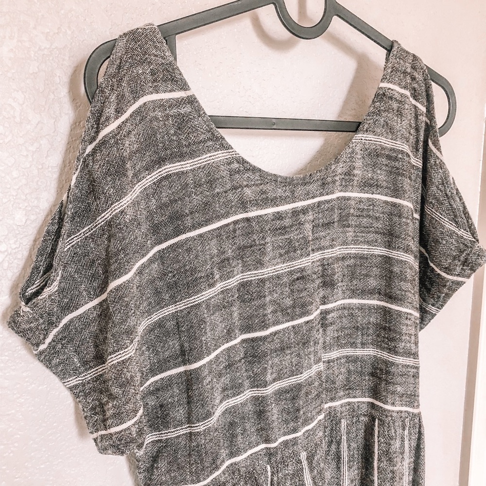 Backless summer midi dress